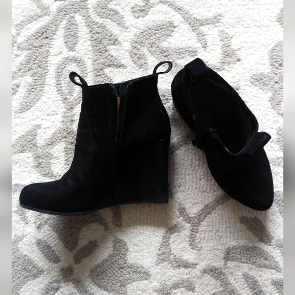 Costume National Italian suede wedges - Picture 1 of 5